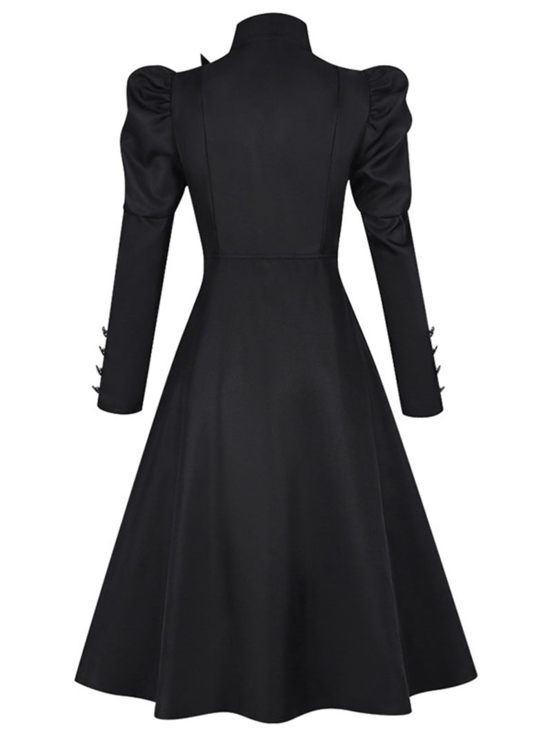 Black 1940s Wicked-Inspired Floral Witch Dress | Retro Stage Black 1940s Wicked-Inspired Floral Witch Dress | Retro Stage