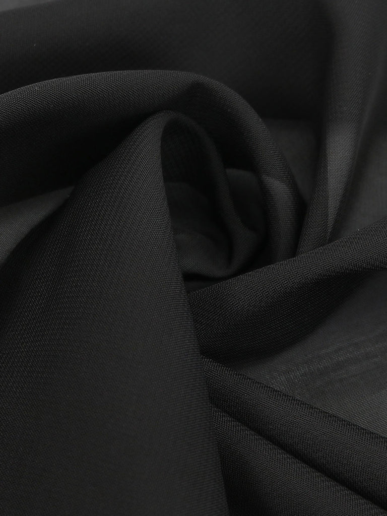 Black 1940s Wicked-Inspired Floral Witch Dress — the kind of 1940s dress that makes strangers smile