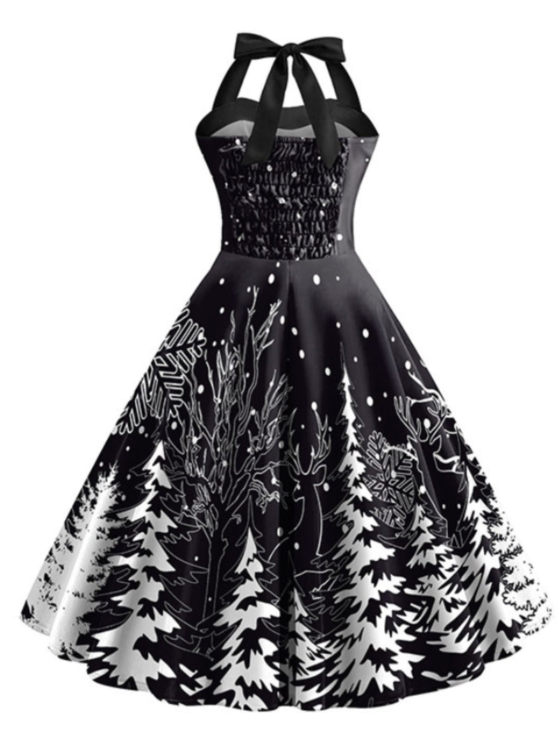open lace back dress Amazon.com: Womens Christmas Dresses Long Sleeve Casual Cocktail Party A  Line Xmas Midi Party Holiday Swing Dress : Clothing, Shoes & Jewelry main image 0