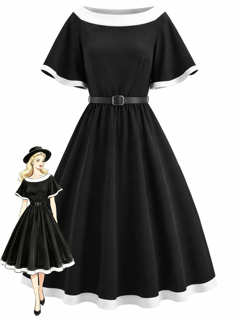 [Pre-Sale] Elegant Bbww 1950s Vintage Dress 1