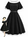 [Pre-Sale] Elegant Bbww 1950s Vintage Dress 1