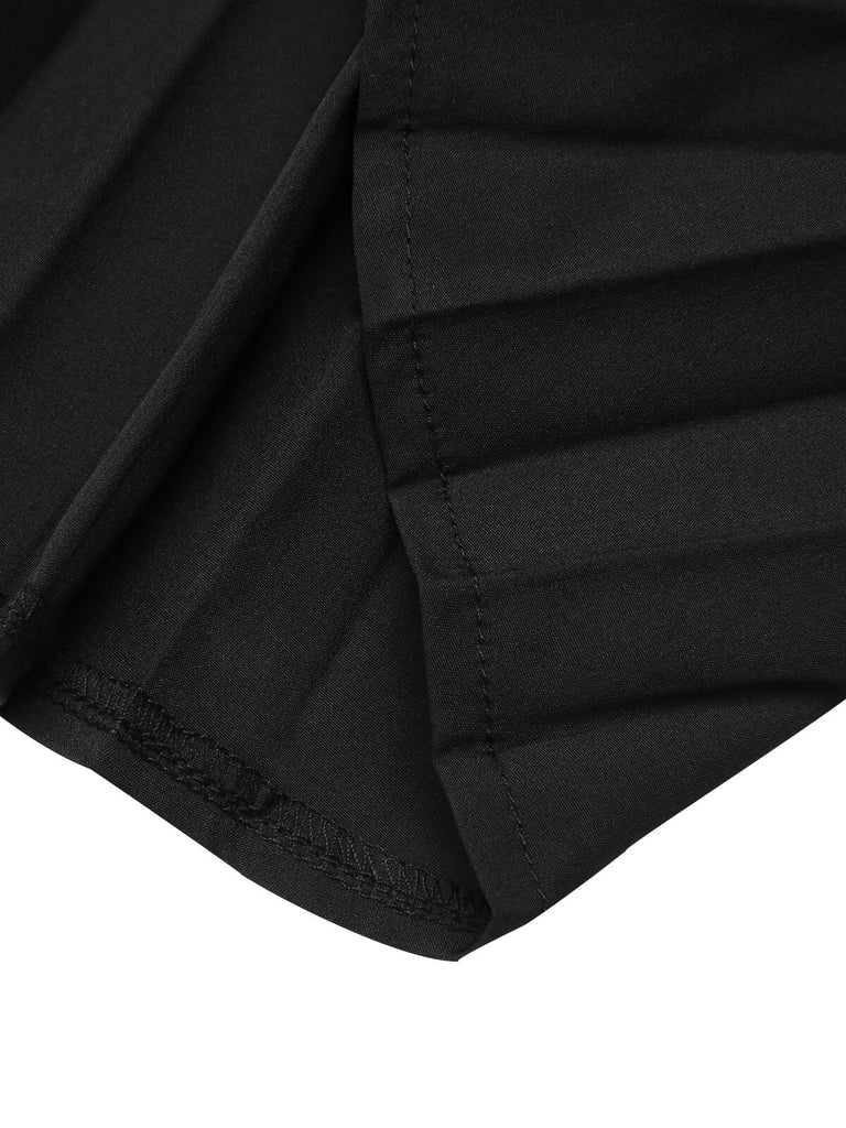 Black 1950s Elegant Pleated Skirt, vintage skirt, retro style - perfect for women who love vintage and retro fashion