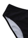 Black 1950s Explore The Beach Tankini Set - vintage fashion, retro style, classic black