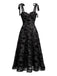 Black 1950s Vintage Retro Dress