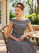 Black 1950s Gingham Plaid Lace Trim Belted Dress: where 1950s romance meets her modern spirit