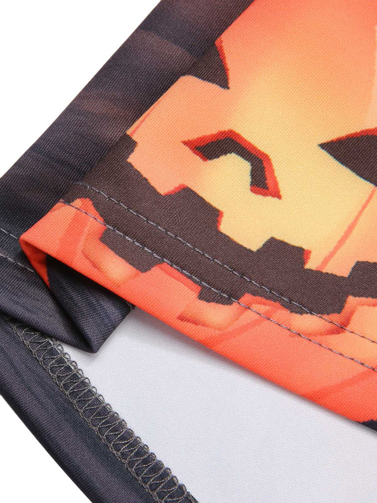 Black 1950s Halloween Pumpkin Swing Dress: timeless style reimagined