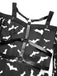 Black 1950s Halloween Spaghetti Strap Bat Dress: timeless style reimagined