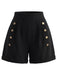 Black 1950s Ruffle Shorts 6