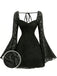 Black 1950s Lace Halter Vintage Top