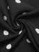 Black Polka Dot Pants Sleeveless Jumpsuit