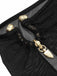 Black 1950s Solid Bikini Set With Skirt, vintage skirt, retro style - perfect for women who love vintage and retro fashion