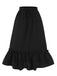 Black 1950s Solid Pleated Pockets Skirt, vintage skirt, retro style - perfect for women who love vintage and retro fashion