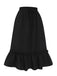 Black 1950s Solid Pleated Pockets Skirt, vintage skirt, retro style - perfect for women who love vintage and retro fashion