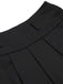 Black 1950s Solid Umbrella Skirt with Belt, vintage skirt, retro style - perfect for women who love vintage and retro fashion