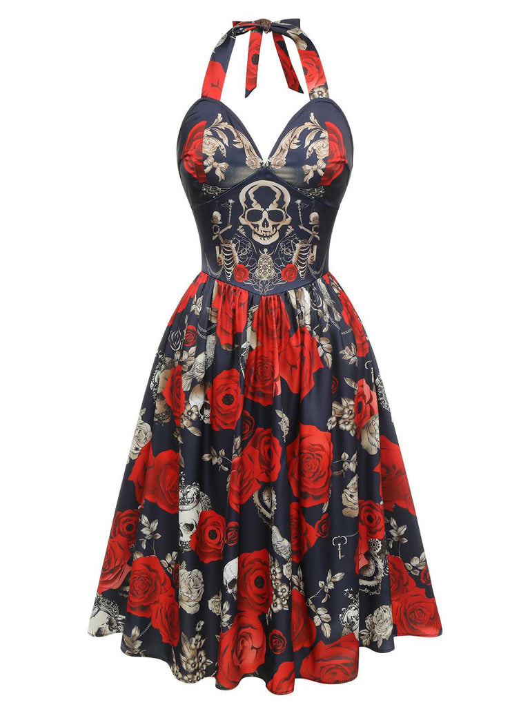 fitted lace wedding dress Amazon.com: Women Vintage 1950s Rockabilly Swing Dress 50s Pinup Retro  Hepburn Style A-Line Halterneck Floral Dresses Black S : Clothing, Shoes &  Jewelry main image 0