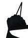 Black 1950s Vintage V Neck Swimsuit 4