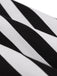 Black 1950s Vertical Stripes Halter Dress — the kind of 1950s dress that makes strangers smile