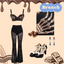 She pairs this Black 1960s Gothic Punk Skeleton Hand Rivet Top with confidence and 1960s charm