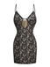 She slips into this Black 1960s Hollow Floral Lace Bodycon Dress and suddenly it's a 1960s daydream