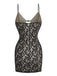 Black 1960s Hollow Floral Lace Bodycon Dress: where 1960s romance meets her modern spirit