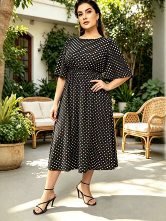 Black 1960s Vintage Classic Dress