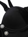 Black 1960s Polka Dots Mesh Swimsuit, vintage swimsuit, pin-up swimwear - perfect for women who love vintage and retro fashion