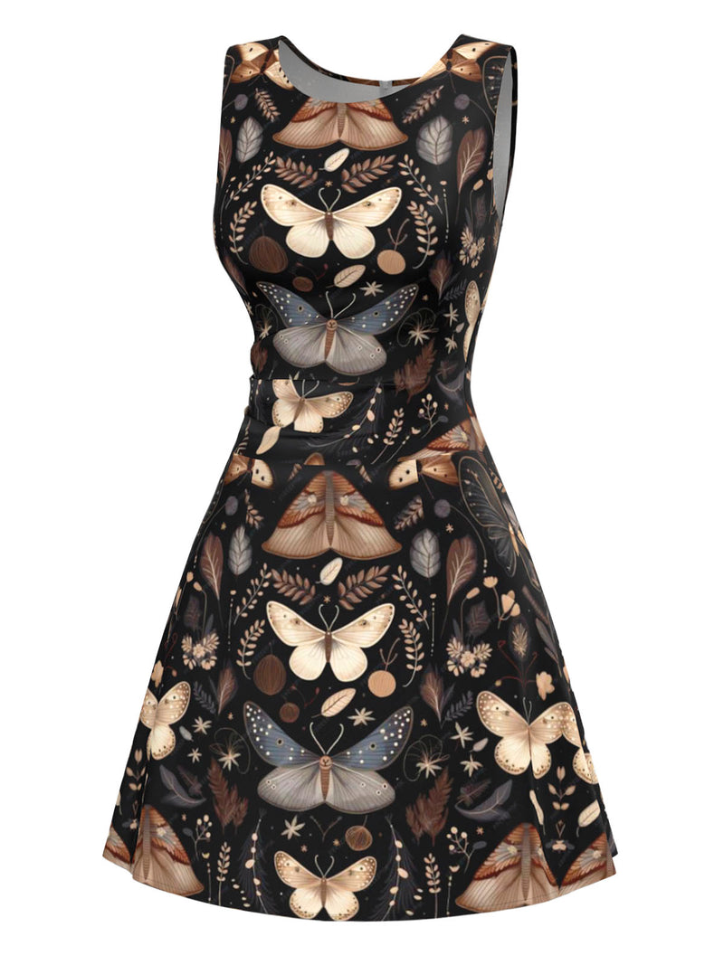 retro butterfly dress Vintage Butterfly Slip