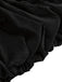 Black 1970s 3D-Bow Solid Bubble Dress - vintage dress, retro fashion, classic black