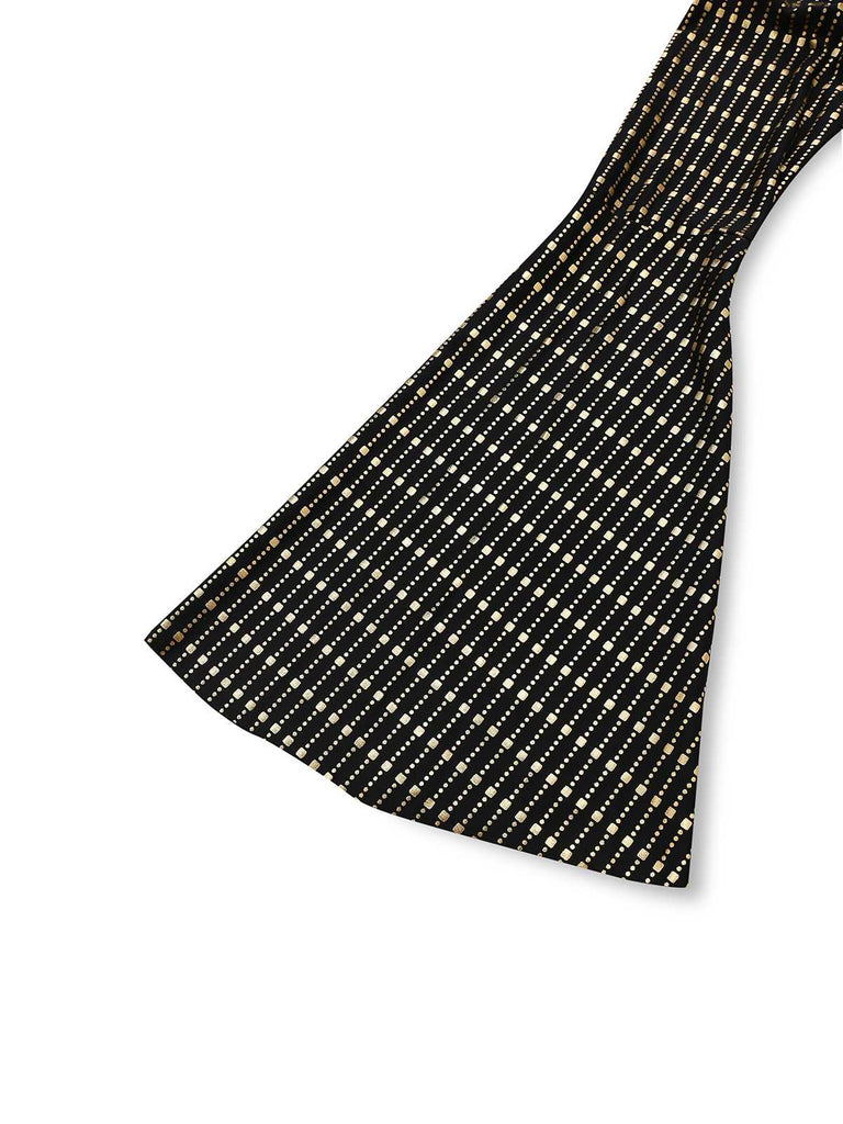 Black 1970s Bell Sleeve Sheer Belted Disco Dress - vintage dress, retro fashion, classic black