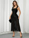 Black 1970s Roses Textured Lace Dress — the kind of 1970s dress that makes strangers smile