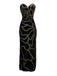 Black 1980s Strapless Sequin Bodycon Dress - vintage dress, retro fashion, classic black