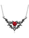 Black Halloween Bat Rhinestone Necklace, vintage fashion, retro style - perfect for women who love vintage and retro fashion