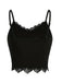 This Black Halloween Cross Rhinestone Camisole brings vintage soul to her everyday