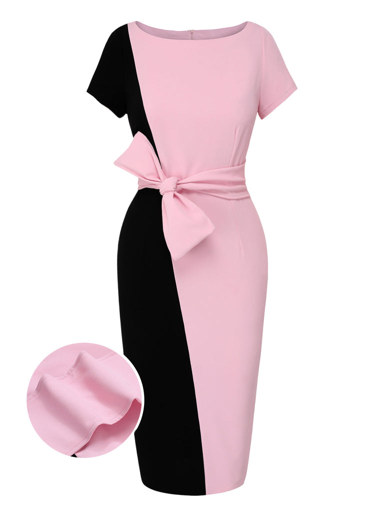 1960s Boat Neck Contrast Belted | 1960s | vintage dress, retro fashion