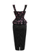 [Pre-Sale] Black 1960s Floral Vintage Classic Dress 4