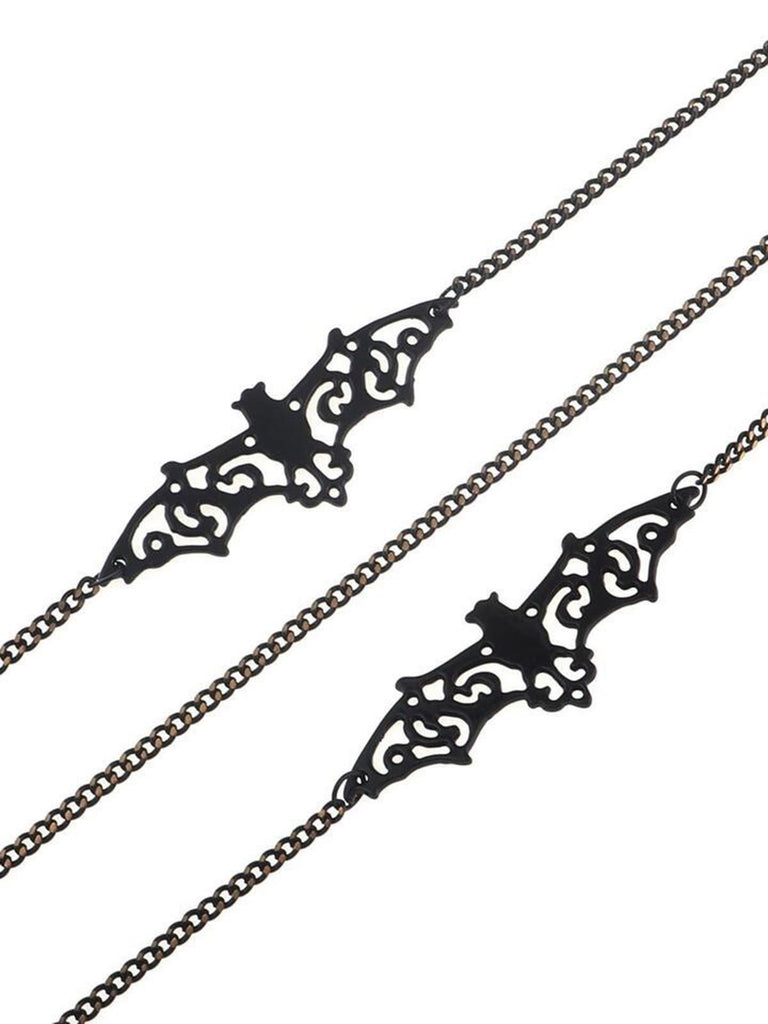 Black Vintage Halloween Glasses Chain, vintage fashion, retro style - perfect for women who love vintage and retro fashion