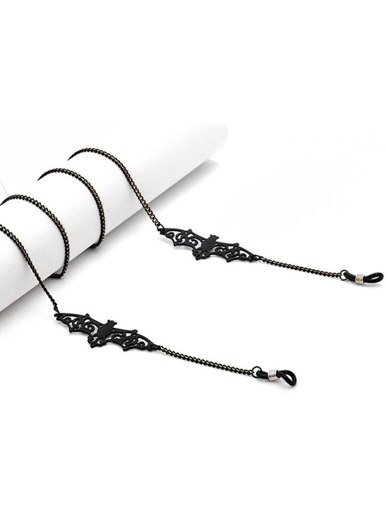 Black Vintage Halloween Glasses Chain, vintage fashion, retro style - perfect for women who love vintage and retro fashion