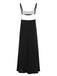 Black & White 1930s Bowknot Suspender Sleepwear, vintage fashion, retro style - perfect for women who love vintage and retro fashion