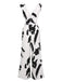 Black & White 1940s V-Neck Bohemian Jumpsuit, vintage romper, retro jumpsuit - perfect for women who love vintage and retro fashion