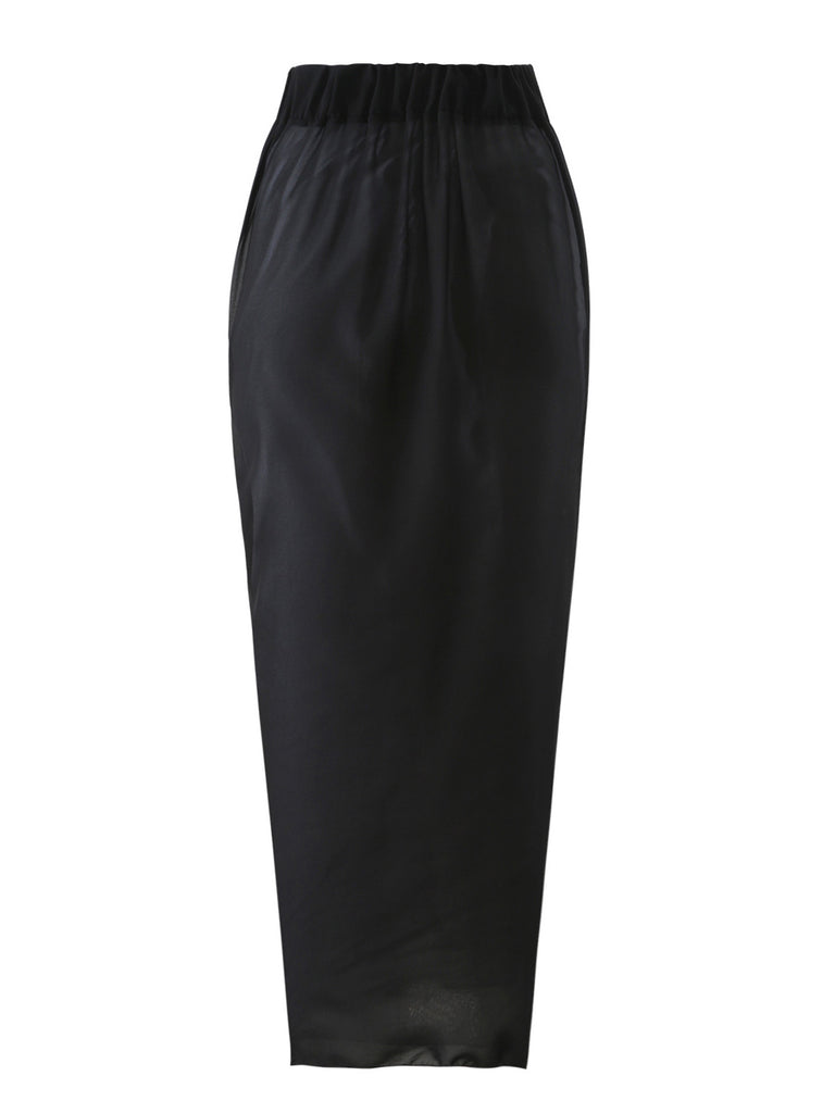 Black skirt on a white background