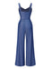 1930s Solid Tencel Denim Knotted | 1930s | vintage romper, retro jumpsuit