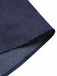 Blue 1940s Solid Button Skirt WIth Belt - vintage skirt, retro style