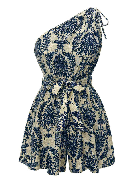 Blue-1950s-Floral-Print-One-