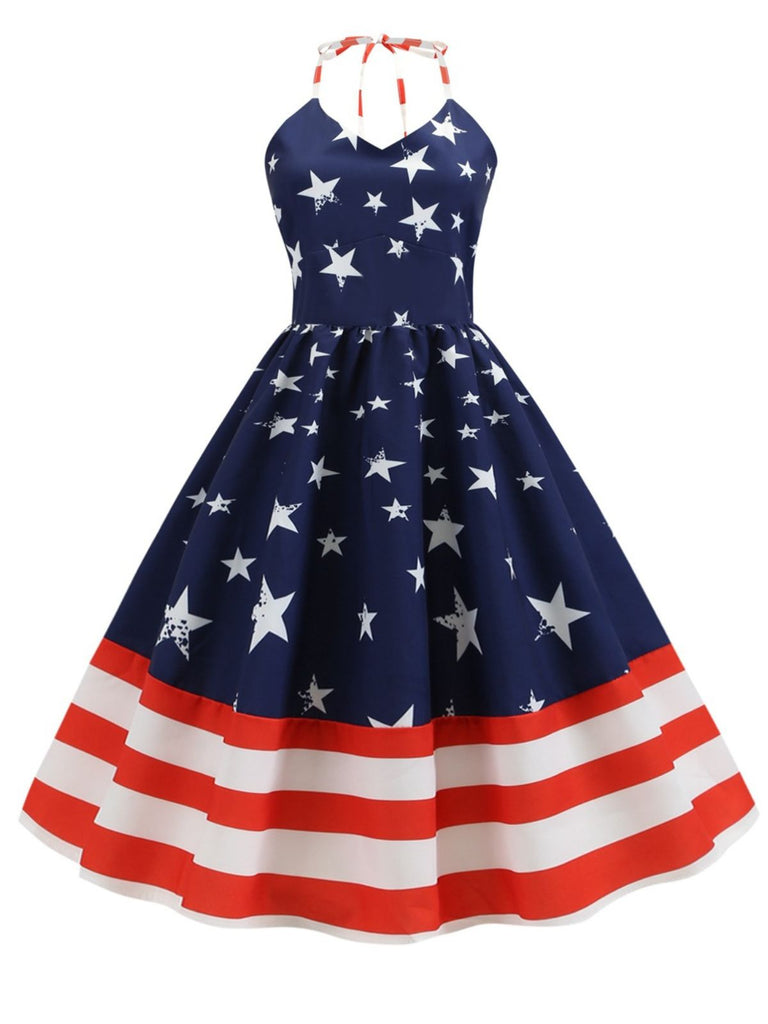 blue dress with white stars Princess Puff Dress in Starlight | Whimsically Feminine Timeless  Twirly-Worthy Dresses & Hair Bows