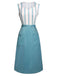 Blue 1950s Stripes Patchwork Pocketed Dress — vintage elegance for the modern woman