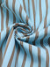 Blue 1950s Stripes Patchwork Sleeveless Blouse: timeless style reimagined
