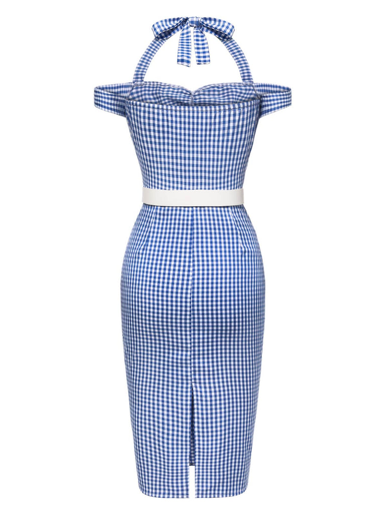 old navy plaid halter dress Y2K Old Navy Multicolor Plaid Colorful Halter Dress with Smocked Waist Size XS