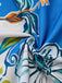Blue 1970s Vintage Retro Dress 6
