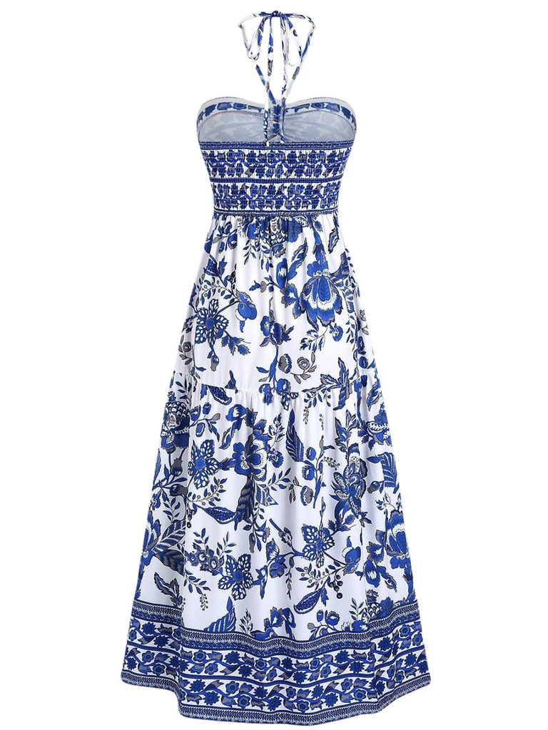 vintage blue and white dress Vintage Inspired Rococo Pale Blue Brocade Dress - 18 Century Gown