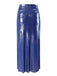Blue 1970s Shimmery Pearl Solid Cover-Up: timeless 1970s elegance she makes her own